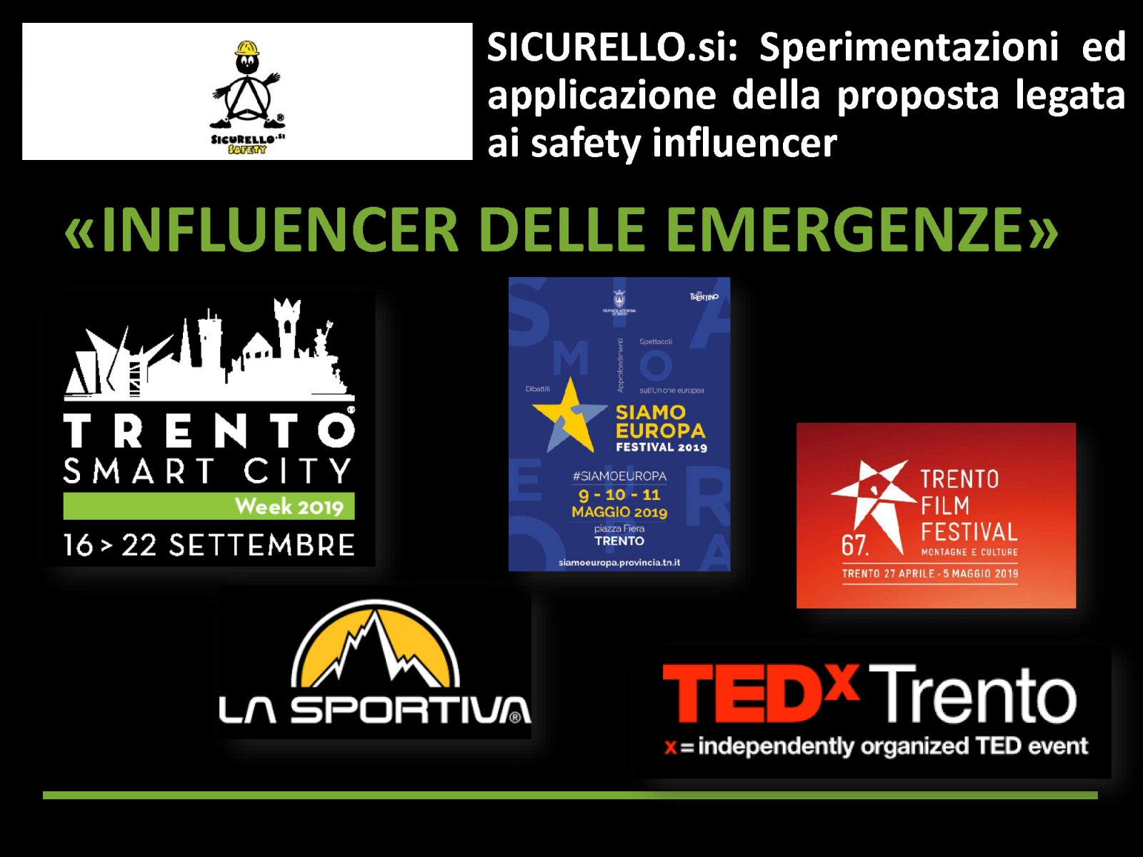 Gli INFLUENCER delle EMERGENZE
