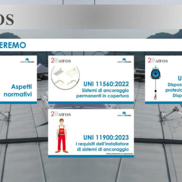 SLIDE – WORKSHOP AiFOS – Il punto sui sistemi di ancoraggio in copertura