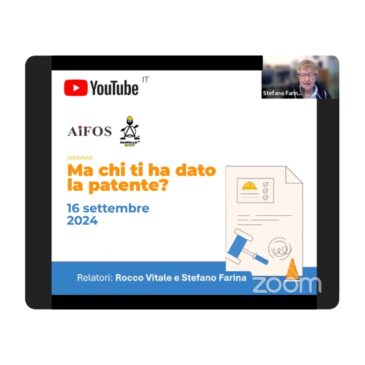 PATENTE A CREDITI: il webinar è su youtube