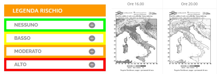 MAPPA PREVISIONI CALDO