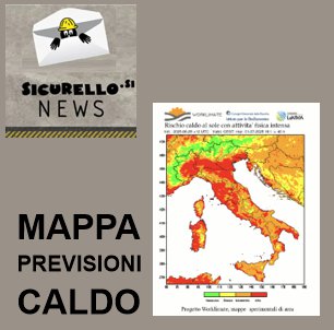 MAPPA PREVISIONI CALDO