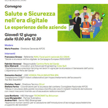 Salute e Sicurezza nell’era digitale – Le esperienze delle aziende