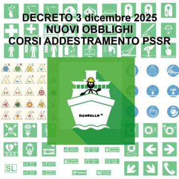CORSI ADDESTRAMENTO PSSR E MODIFICHE AGLI OBBLIGHI DEI CENTRI DI ADDESTRAMENTO