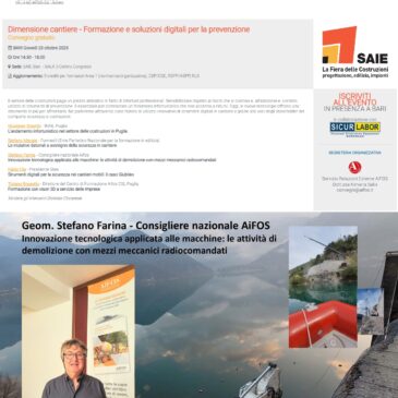Convegno Dimensione cantiere – SAIE BARI